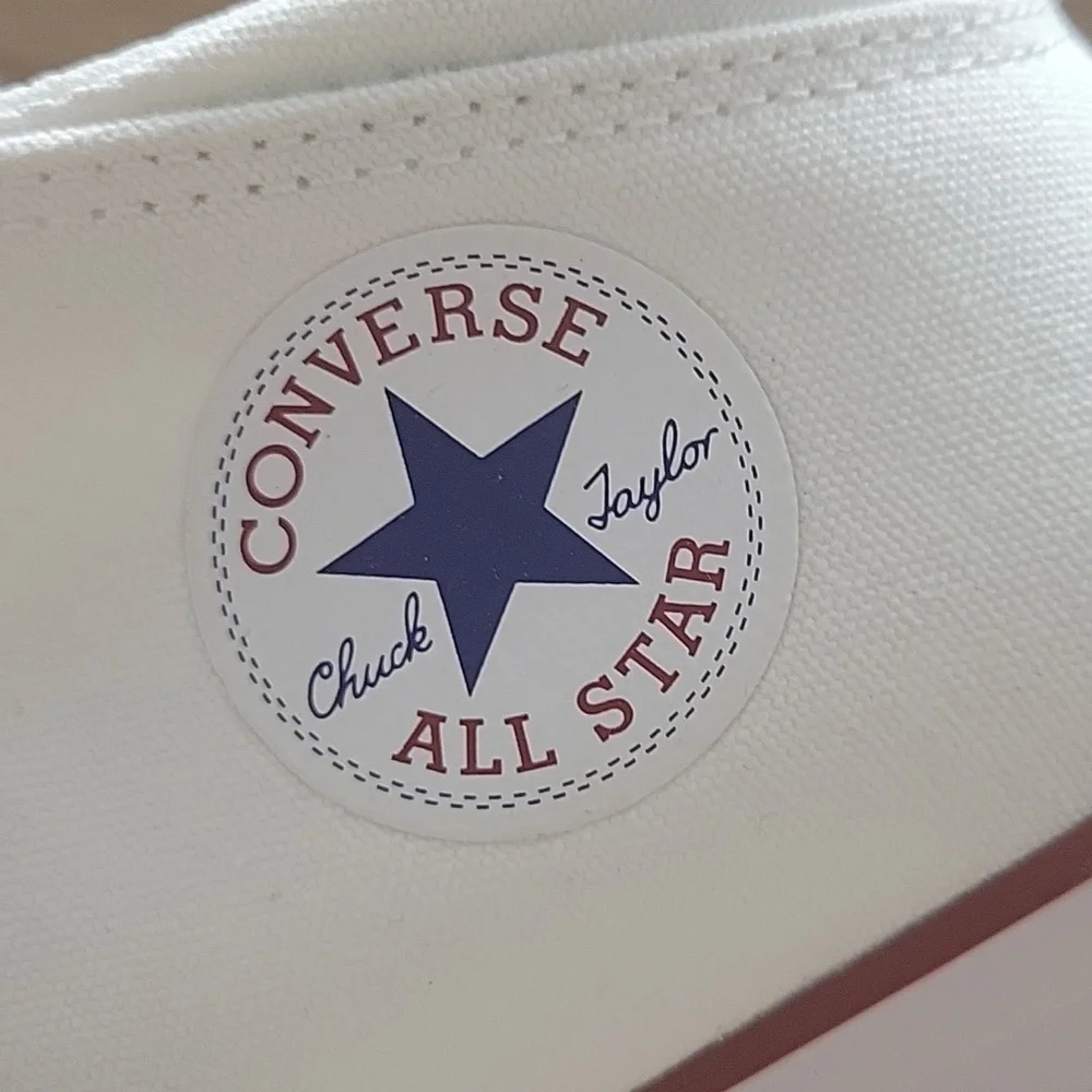 Converse All Star White Canvas Sneakers